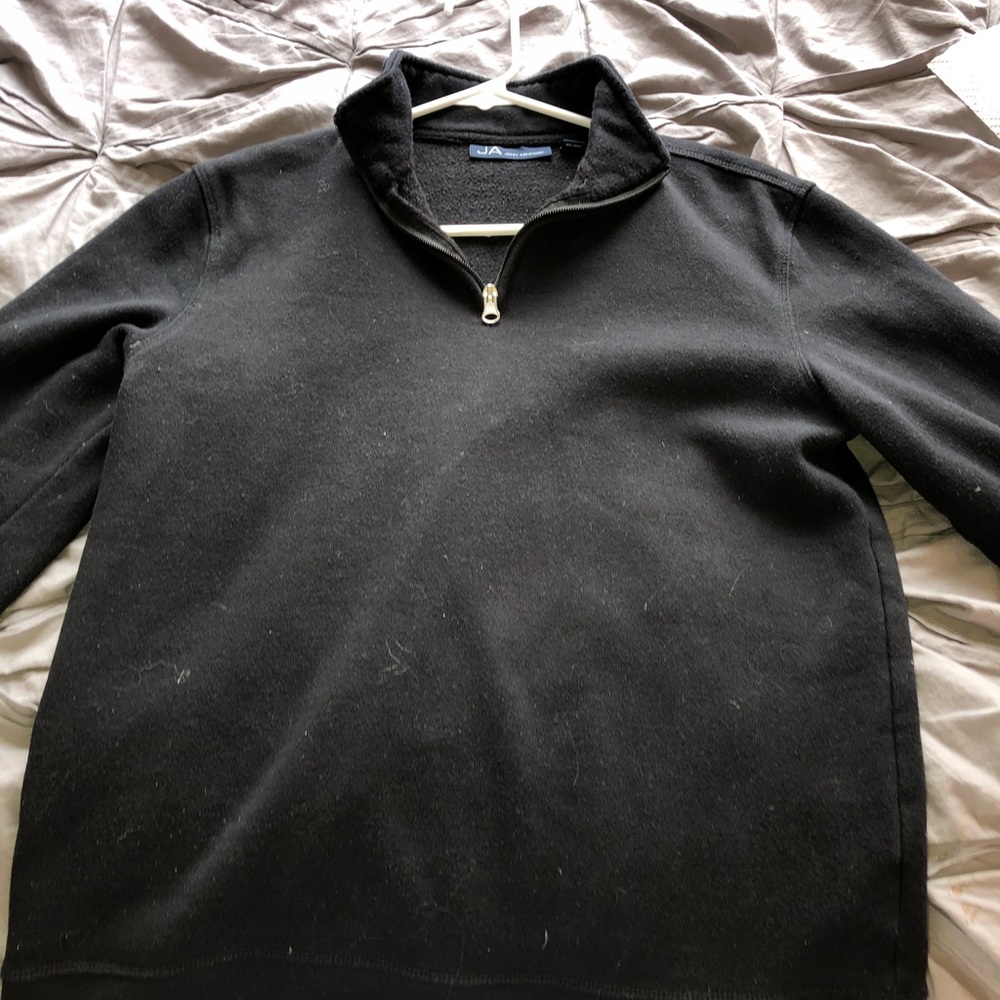 Black quarter zip